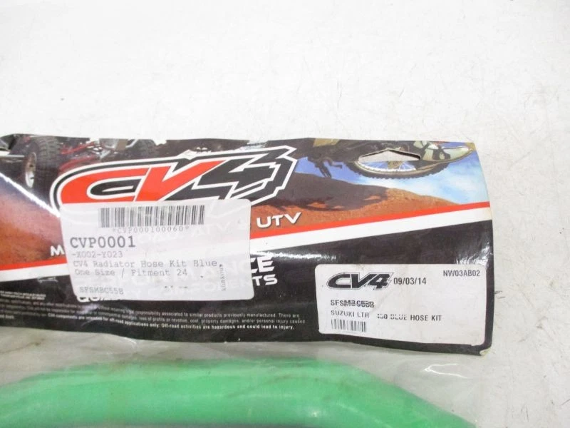2006-2009 Suzuki LTR 450 Quadracer CV4 Green Radiator Hoses - Image 2 of 2