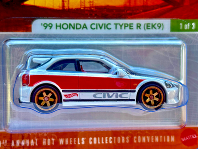 ホットウィール '99 ホンダ シビック タイプR (EK9) コンベンション Hot Wheels 39th Annual Collectors Convention 99 Honda Civic Type R