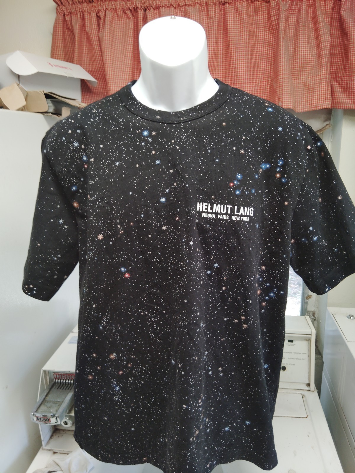 Helmut Lang Outer Space Mens Shirt Large RARE