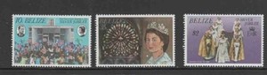 BELIZE #383-385 1977 REIGN OF QEII 25TH ANNIV. MINT VF NH O.G cc