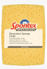 Spontex Decorators Sponge | Large: 15 X 12 Cm | for Washing Walls, Wallpaper Han