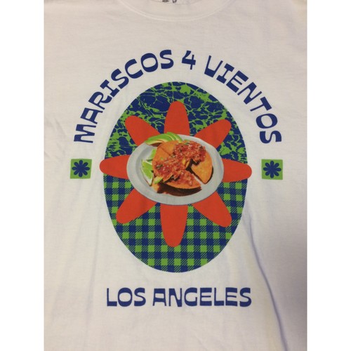 Maglietta Benny Blanco Mariscos 4 Vientos Large Restaurant Merch prezzo ebay