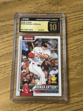 2026 Topps Series 1 #189 Roman Anthony Rookie RC CGC 10 PRISTINE