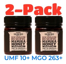 MANUKA HONEY 2 PACK UMF 10 8.8oz ea Total 17.6oz New Zealand Taylor Pass