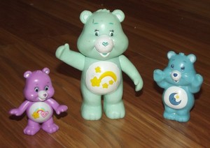 plastic care bear figures