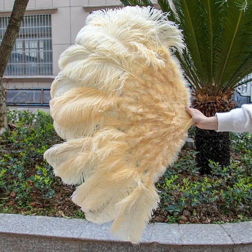 Large Fluffy Feather Fans Performance Dance Stage Show Costume Props LOT - Picture 29 of 40
