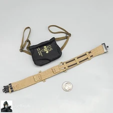 1:6 scale DiD WWII Sergeant Horvath Gas Mask Bag & Flotation Belt for 12" Figure