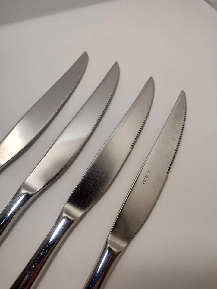 Oneida Flatware Steak Knives Set 4 Dorchester Stainless Steel 18/10 Discontinued - Image 3 of 3
