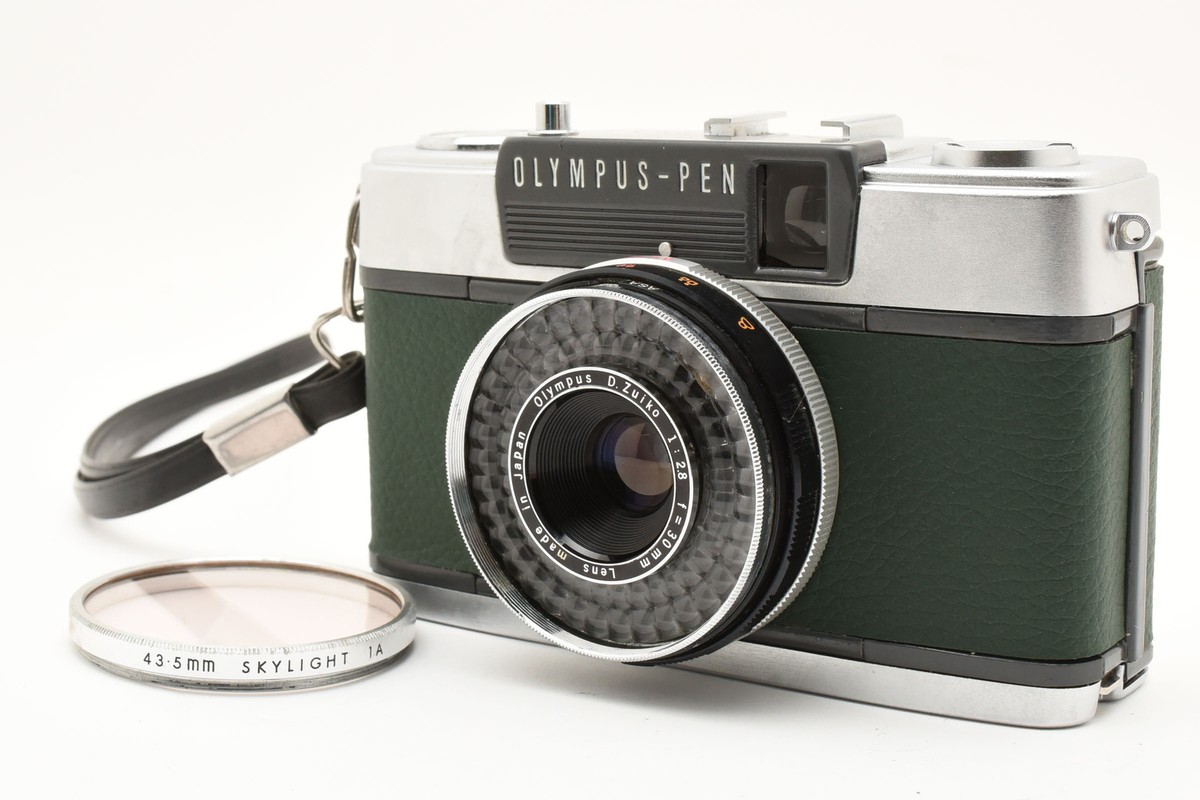 Near Mint ] OLYMPUS PEN EES-2 Dark Green Point&Shoot Film