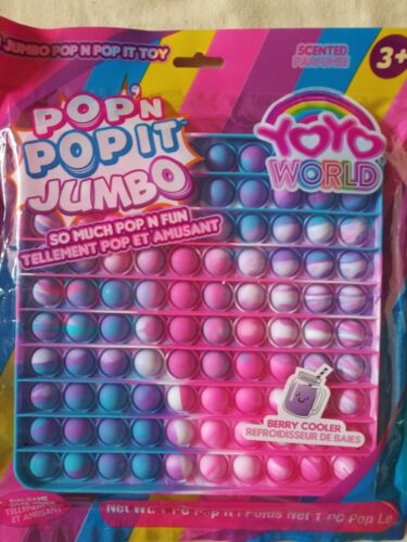 POP'N POP IT - JUMBO "YOYO WORLD" Fun Scents Fidget Stress Toy. - Picture 1 of 1