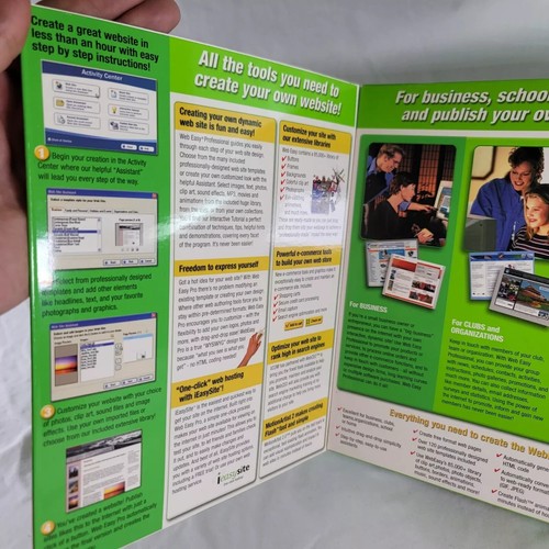 Professional Web Easy 6 New In Box Vcom Windows 98, ME, 2000, XP - Picture 2 of 3
