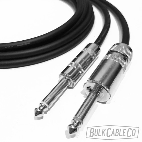 15 pies - cable de guitarra mogami 2524 - switchcraft 181 silencioso / 280 - enchufes rectos - Imagen 2 de 8