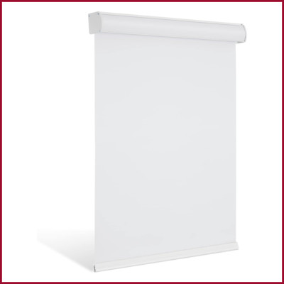 White Blackout Roller Shades Cordless w Valance Room Darkening 48'' W x 72'' H New