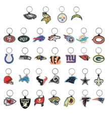 NFL Logo PVC Keychain: PICK YOUR 32 Teams of FANATICISM!!!