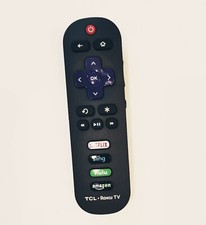 TCL ROKU TV Remote Control with Netflix/Sling/HULU/Amazon buttons