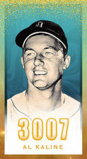 Al Kaline 3000 Hit Club Series Original Tobacco Size ACEO Sketch Art Card