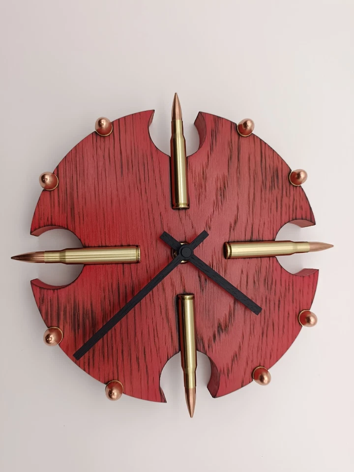 Patronen Wanduhr "Diabolical Sunset" von Bound by ammo - Bild 4 von 4