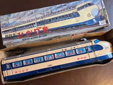 Japanese tinplate toy Bullet train Ichiko