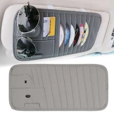 Car CD Case Holder, Vehicle Sun Visor Organizer for Cars with 9 DVD Storage Sle