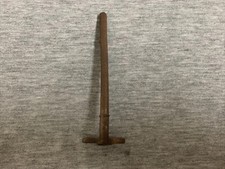 Vintage Cast Iron Miniature 3 3/4  Garden Hoe Toy