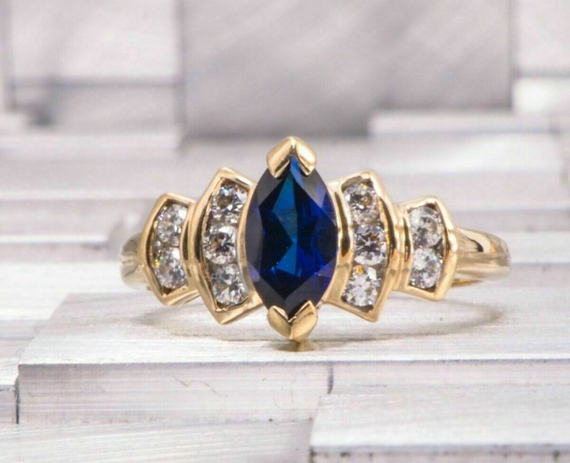 marquise blue sapphire