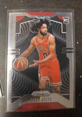 2019-20 PANINI PRIZM COBY WHITE RC CHICAGO BULLS #253