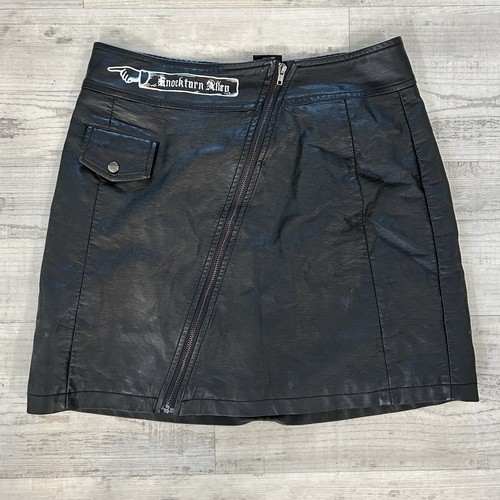 Hot Topic Harry Potter Knockturn Alley Mini Skirt Women’s S Black Faux Leather