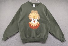 Vintage Jerzees Nublend Fall Scarecrow Double Sided Sweatshirt Women's Size M