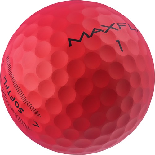 Maxfli SoftFli 2025 Matte Red Golf Balls- Greater Launch & Softer Feel - 48 Pcs - 第 3/6 張圖片