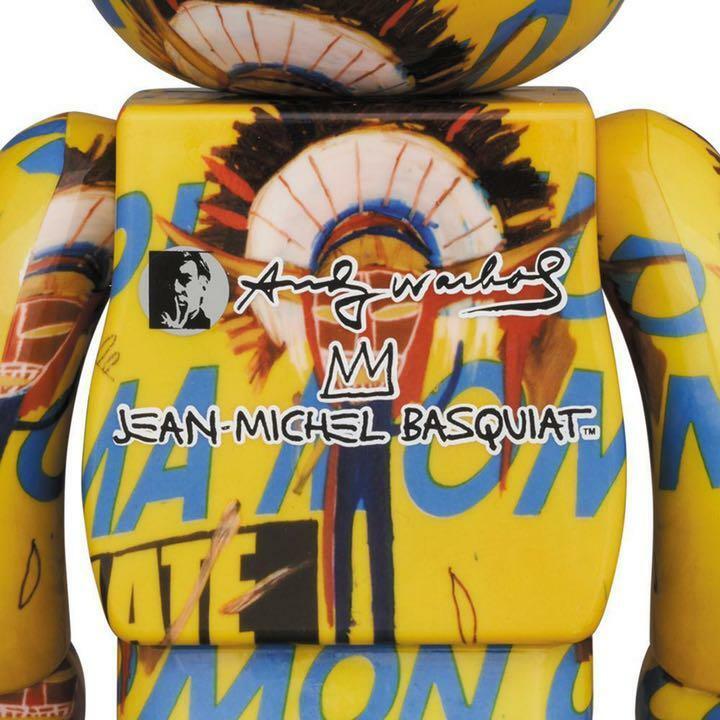 BE@RBRICK Andy Warhol JEAN-MICHEL BASQUIAT #3 400% 100 BE@RBRICK Andy Warhol JEAN-MICHEL BASQUIAT #3 400% 100