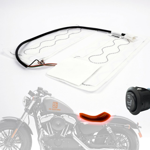 Universal Motorcycle Motorbike ATV Warm Heated Seat Pads ...