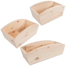 Wooden Pots Planter Seeds Kitchen Indoor Flower Box To Decorate Decoupage DIY