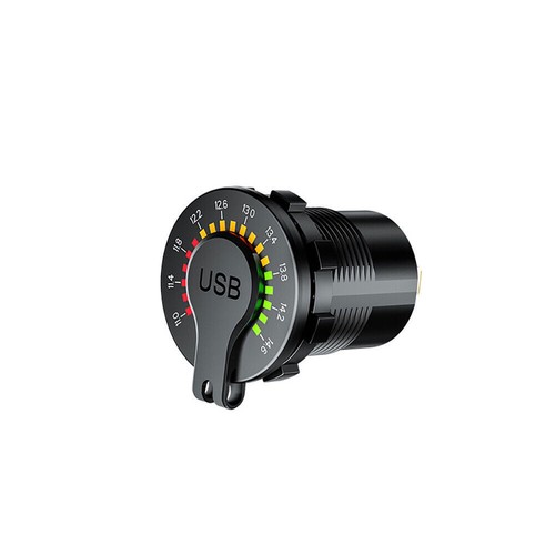 Auto Steckdose Dual USB Ladegerät Buchse Für KFZ Einbau Zigarettenanzünder 12V - Bild 8 von 12