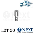 Lot x 50 New Multi Unit Screw for titanium sleeve plastic sleeve 1.4 mm