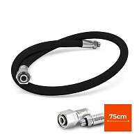 Miflex Extreme MD-Schlauch 3/8 Zoll - 75 cm - Schwarz