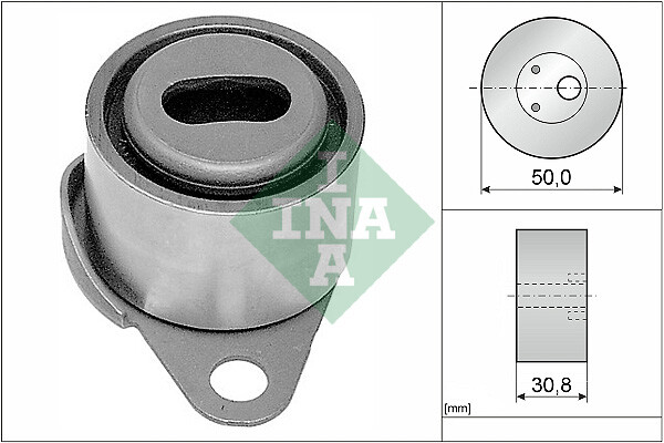 531 0061 10 INA Spannrolle, Zahnriemen FüR ,Dacia,Mitsubishi,Opel,Renault,Suzuki-image