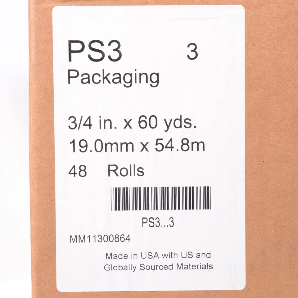 Intertape Polymer Group PS3 Premium Flatback Tape 3/4 in. x 60 yds. (48 Rolls) - Image 3 of 4