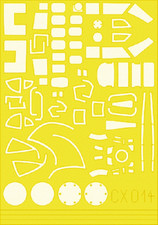 Eduard Mask 1/72 B-17F/G Flying Fortress Mask for Academy CX 014