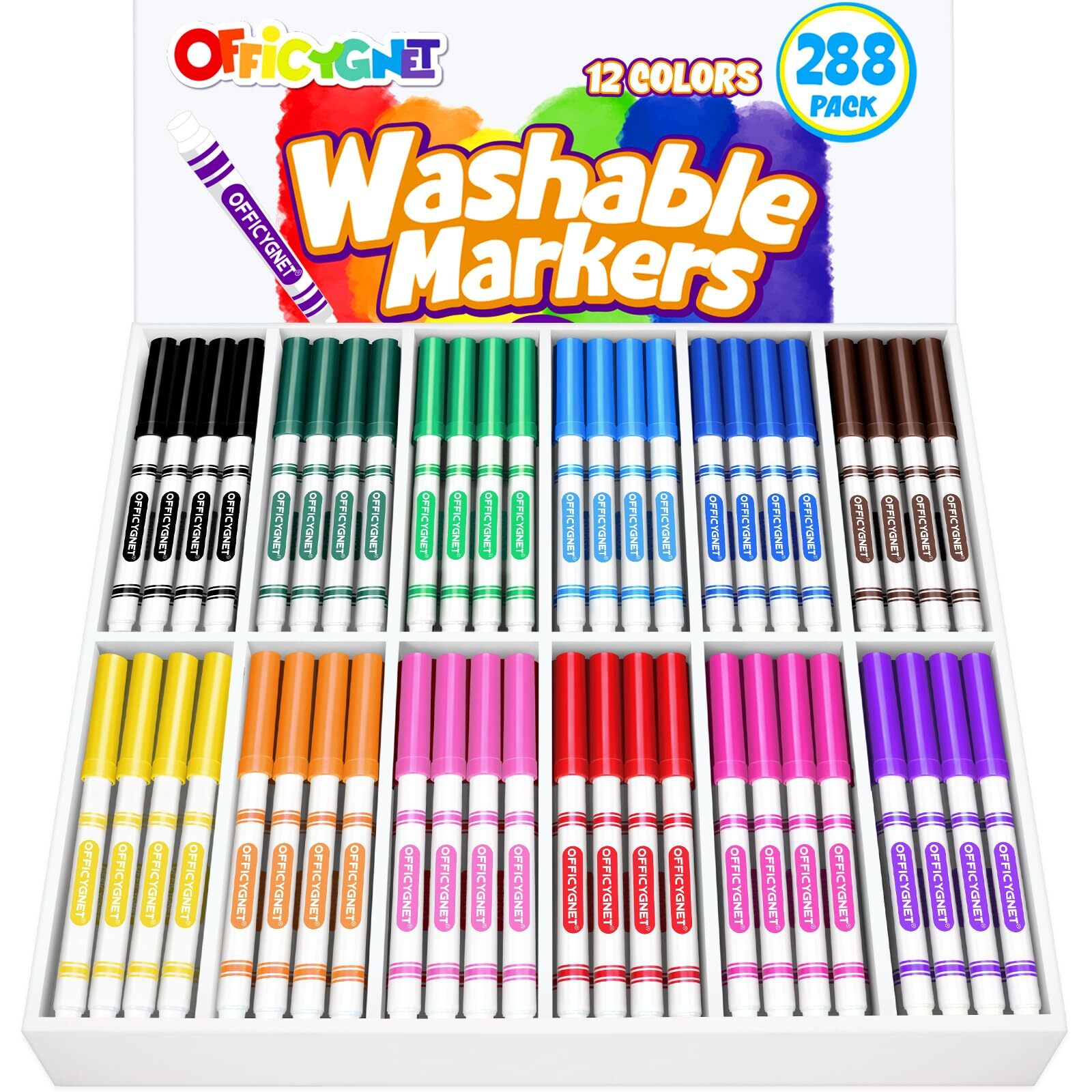 Bulk Coloring Markers For Kids Thin Markers Bulk I...