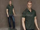 Male Fiberglass Realistic Mannequin with Molded Hair Dress Form Display #Mz-Wen2