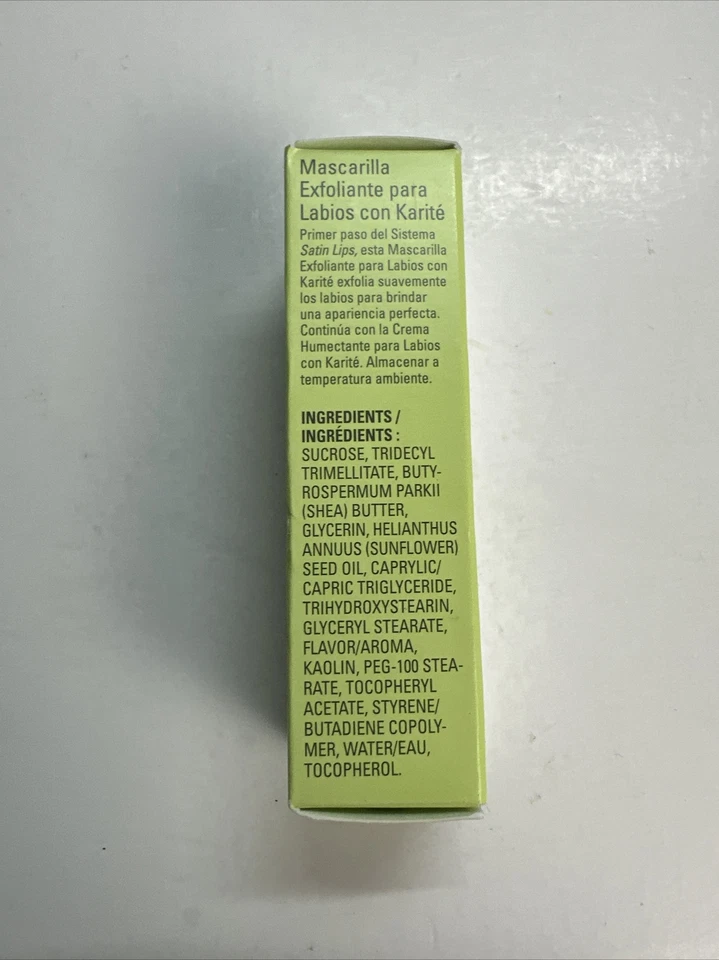 Exfoliante Mary Kay Satin Lips té blanco y cítricos satinados labios azúcar de karité 3 oz nuevo en caja Foto 3 de 4