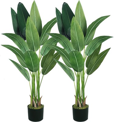 2pac Artificial Tree 4ft Bird of Paradise Tree Tall Fake