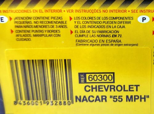 SCX 60300 Chevrolet Nascar "55 MPH" 1:32 SLOT NEW OLD STOCK - Picture 2 of 2