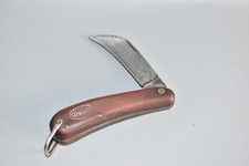 Altes Gartenmesser Hakenmesser Hippe Taschenmesser Klappmesser Fach #H2V