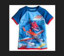  Disney Planes Short Sleeve PJ Pal for Boys - Size 4 and 9/10 - New