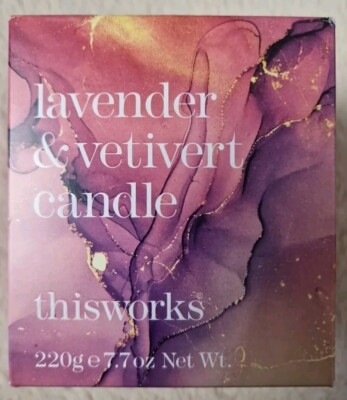 thisworks Lavendel & Vetivert Kerze 220g - 40h Brenndauer