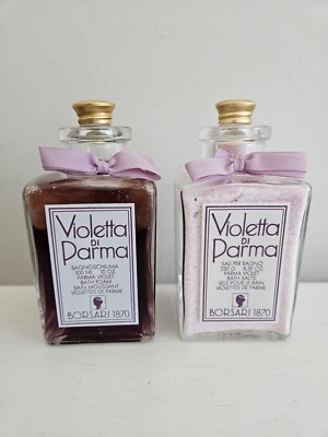 Violetta Di Parma BORSARI Bath Salts & Bath Foam Made In Italy 