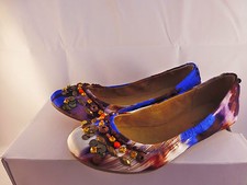 Spring floral ballet flats