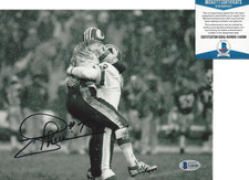 JOE THEISMANN WASHINGTON REDSKINS QB SIGNED 8x10 PHOTO B NFL MVP BECKETT COA BAS