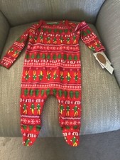 0- 3 MONTHS  OFFICIAL ELF CHRISTMAS BABY GROW BNWT